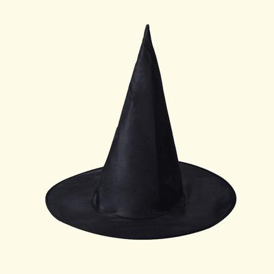 Black Halloween Wizard Hat - Oxford Cloth Magic Witch Hat for Party Decoration