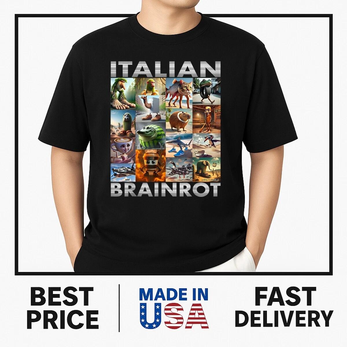 Brainrot Meme Italian Brain Rot Italian Brainrot T-Shirt T-Shirt BESTSELLER S