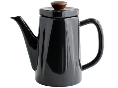 Nodahoro 1.2L Enamel Coffee Pot, Ambi Gray, Made In Japan, ANB-1.2PGR