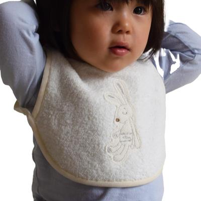 Imabari Towel Brand Certified Drool Apron Soft [KONTEX] KONTEXChouette <46272-012> Bib, Product, Bib, Bib, 100% Cotton, (Ivory)