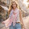 Thin Sunscreen Shawl Long Female Wrap Shawls Elegant Chiffon Scarf  Women's Fashion