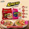 PALDO Suppennudeln Multipack 100g*5, 2 Sorten | Reichhaltiger Suppengeschmack, Zähe Nudeltextur, Praktisches Instant-Gericht