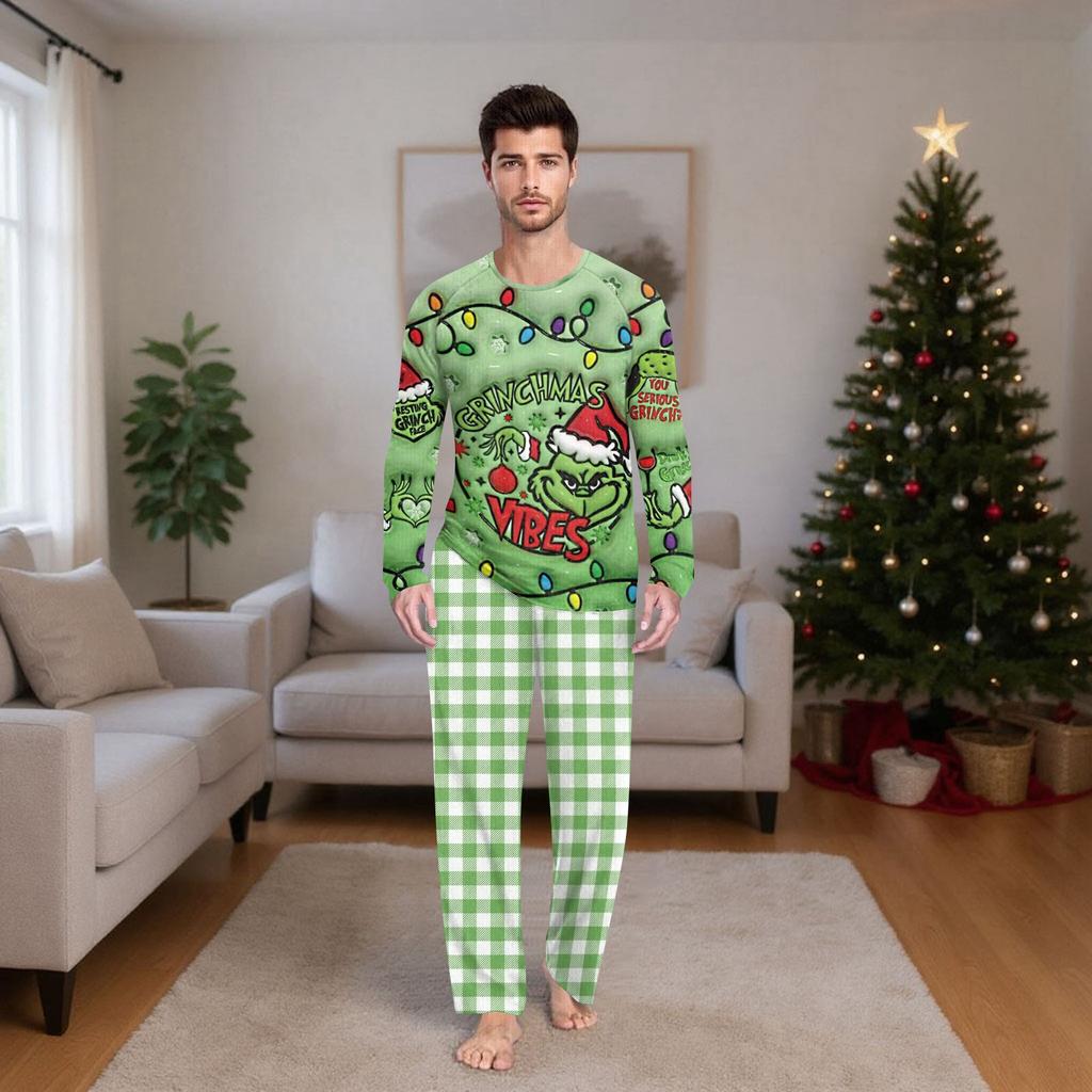 Passende Familiensets mit Weihnachtsmotiven, Langarmshirts und Hosen