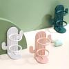 Non Perforated Toothbrush Holder Cute Cactus