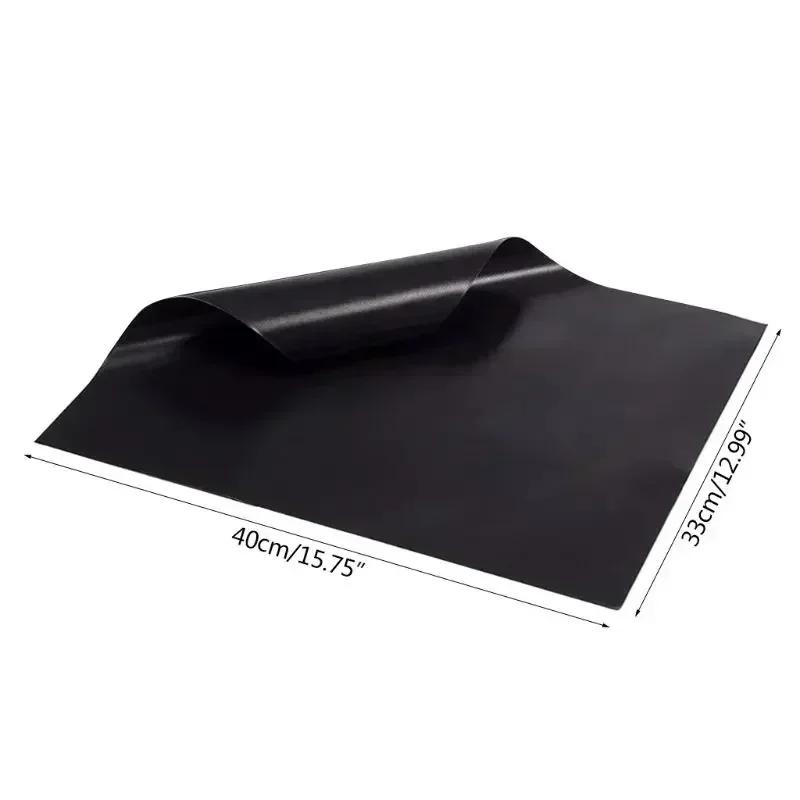 

1PC 33x40cm Багаторазовий антипригарний килимок для гриля для барбекю 0,08 мм товщиною PTFE Вкладиші для випікання барбекю Кулінарна підкладка Інструмент для мікрохвильової печі DropShip
