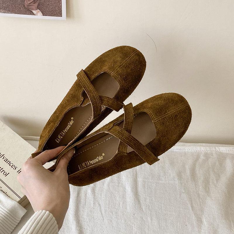 Fashion New Fashion Shallow Ladies Flats With Shoes Casual Soft Female Slip On Footwear Round Toe Women Ballet Flats Shoes