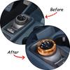 Orange Interior Car Gear Shift Knob Cover Ring Trim For Ford Maverick -25