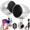 10-16V DC 2x 300W Motorcycle Bluetooth Stereo Speakers Amplifer Waterproof Motorcycle Speaker Radio Sound System Remote Control