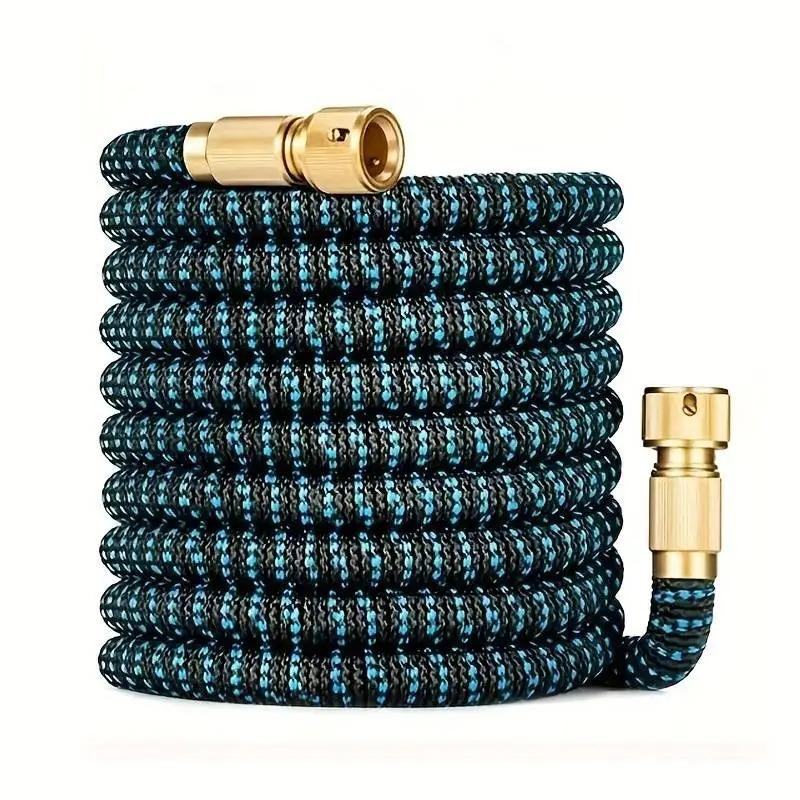 Flexible Expandable Garden Hose With Quick Connector 50ft Magic Watering Hose Pipe For Car Wash