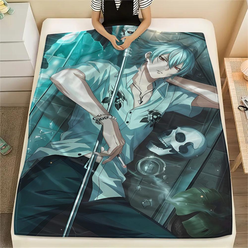 1Pc Hypnosis Mic Print Flannel Blanket, High quality Comfortable for All Seasons, Home Decor, Warmth and Comfort, Perfect for Christmas Gifts