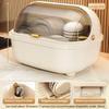 Large Capacity Kitchen Storage Box, Multifunctional Drain Bowl Shelf, Bowls and Chopstick Sorganizer, Kitchen Accessories, Hogar