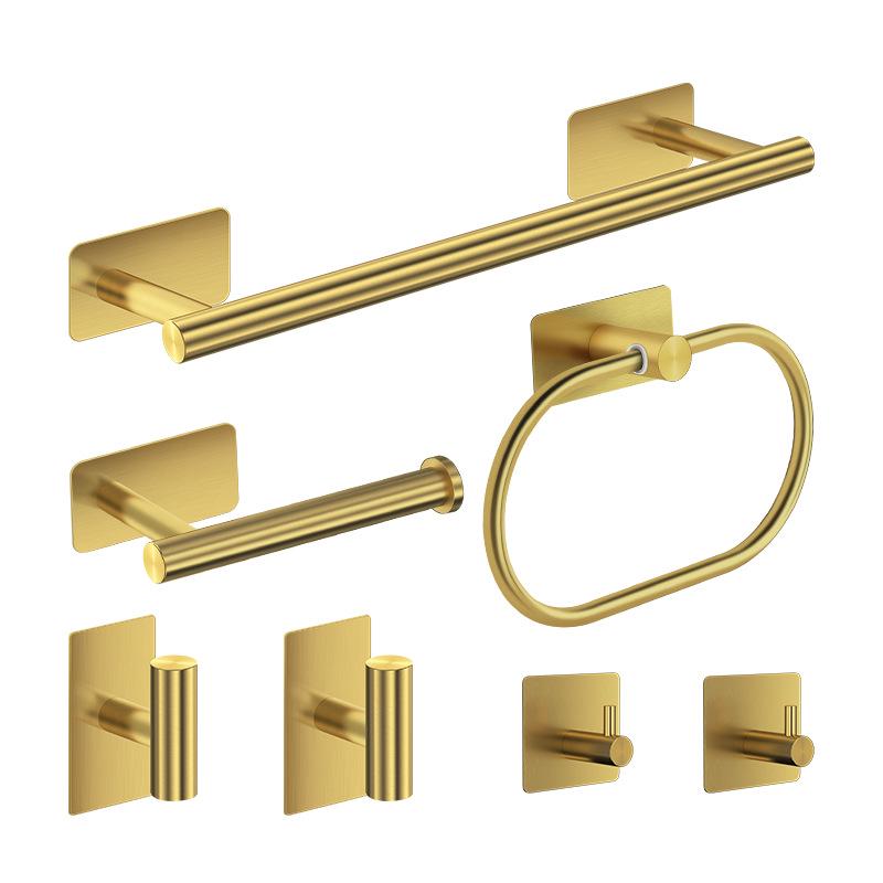 18-Piece Stainless Steel Bathroom Set: Towel Bars, Tissue Holder, Hooks, and Accessories