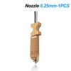 For Flashforge AD5X Nozzle Upgrade Detachable 0.4 0.6 0.25 0.8mm for Flashforge AD5X Hotend Extruder Quick Release Heater Block