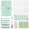 Cross-border 52-Week Savings Challenge Gift Notebook-Save Money Cash Savings Book with Loose-leaf Binding