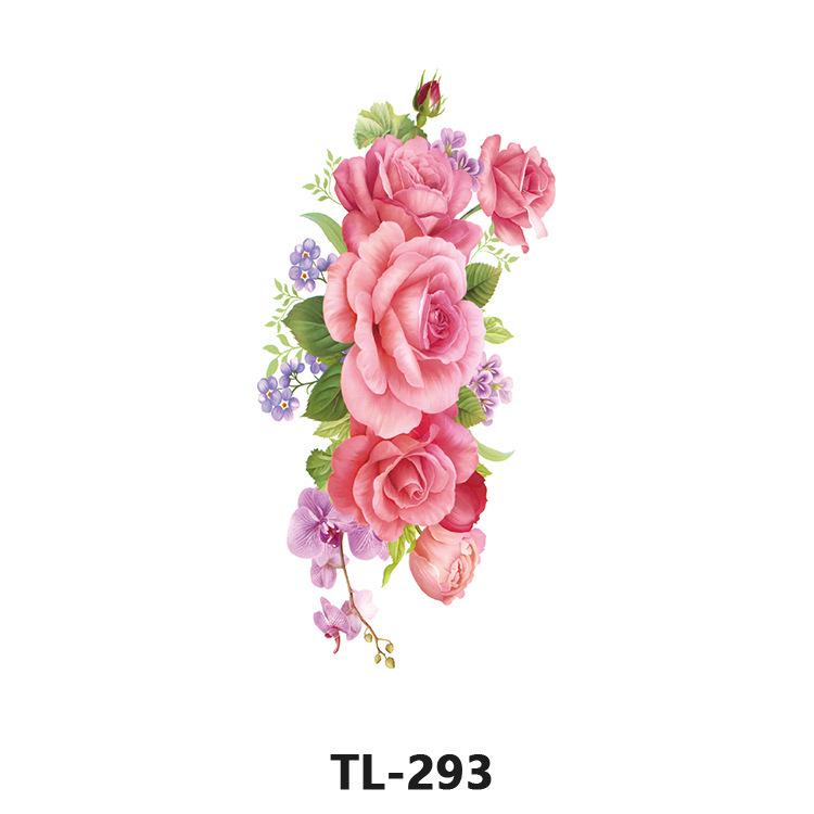 Waterproof Temporary Rose & Floral Tattoos for Women – Long-lasting & Colorful Designs