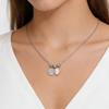 Enamel Plumeria Daisy Flower Pearl Pendant Necklaces for Women Girls Stainless Steel Imitation Pearl Gold Color Jewelry Gift