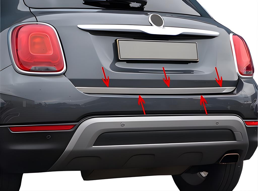 

Кромка багажника (нерж) Carmos - Турецкая сталь для Fiat 500X