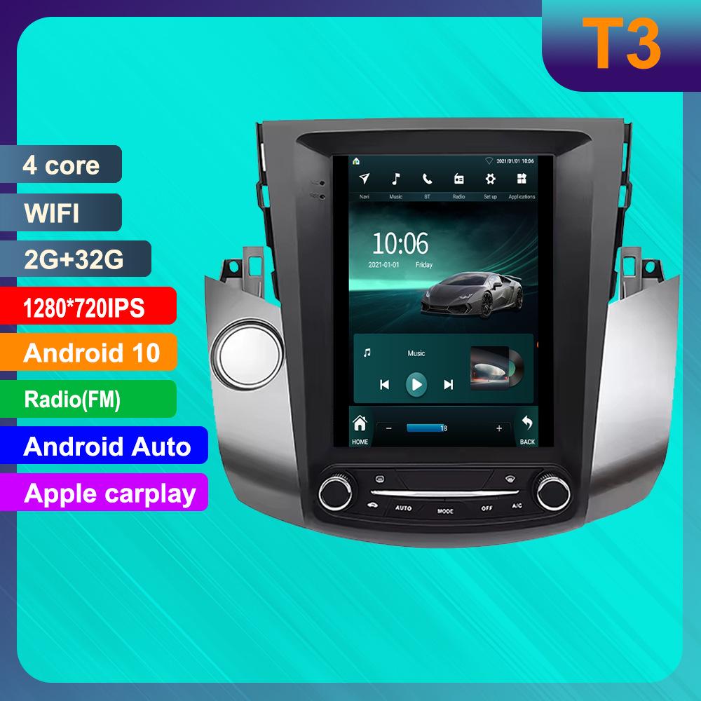 Toyota RAV4 Android GPS Navigation Smart Control with HD Reversing Camera and CarPlay Compatibility
