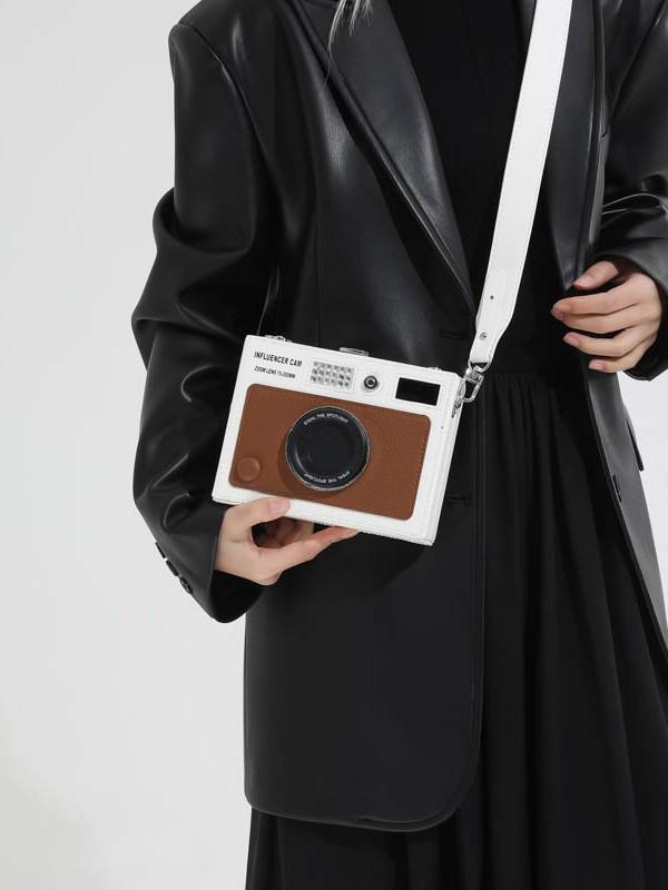 Unisex Korean Fashion Crossbody Bag - Influencer Style Radio Shoulder Box Bag