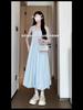 Today's Popular Beautiful Skirt Chic Pleated Bud Long Dress Design Sense Niche Vest Dress Summer