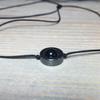 Braided Natural Stone Necklace Black Onyx Black Agate Unique Original Jewelry Women Light Luxury 40cm+5cm Extender Chain