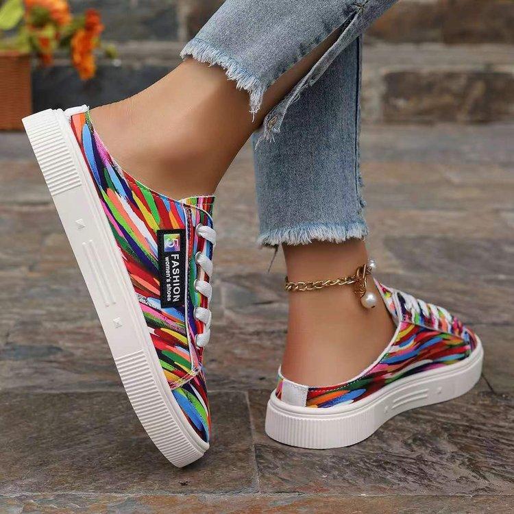 Casual Large Size Shallow Mouth Lazy Women's Shoes New Women's Comfortable Soft Sole Flat Sole Single Shoes Women