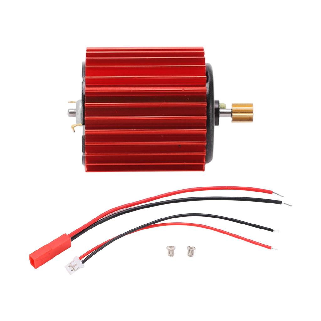 2rychlostní převodovka 370 kovový kartáčovaný motor s chladičem pro díly WPL RC pro upgrade auta