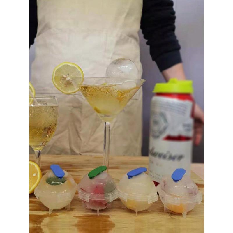 Plastic Whisky Ice Ball Maker, Round Ice Ball Mold