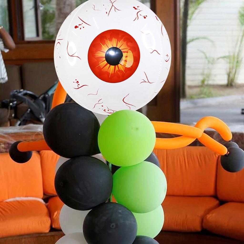 Scary Eyeball Decorations Balloons Reusable Bloodshot Eyeballs Balloon Props Creative Festive Party Supplies