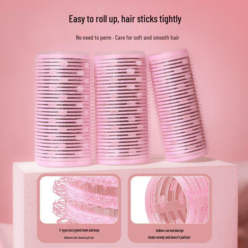 Large Air Bangs Curling Iron with Self-Adhesive Fluffy Root Clip