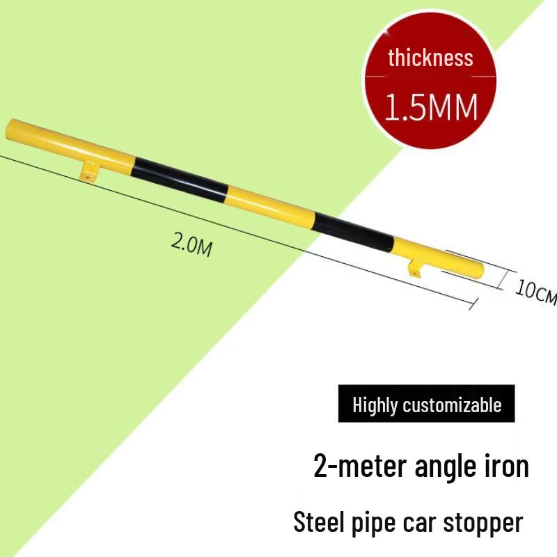 U-Shaped Steel Parking Barrier