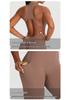 European and American Sleeveless Yoga Bodysuit with Strap Pocket, Sexy Open Back, Hip Lifting Flared Jumpsuit