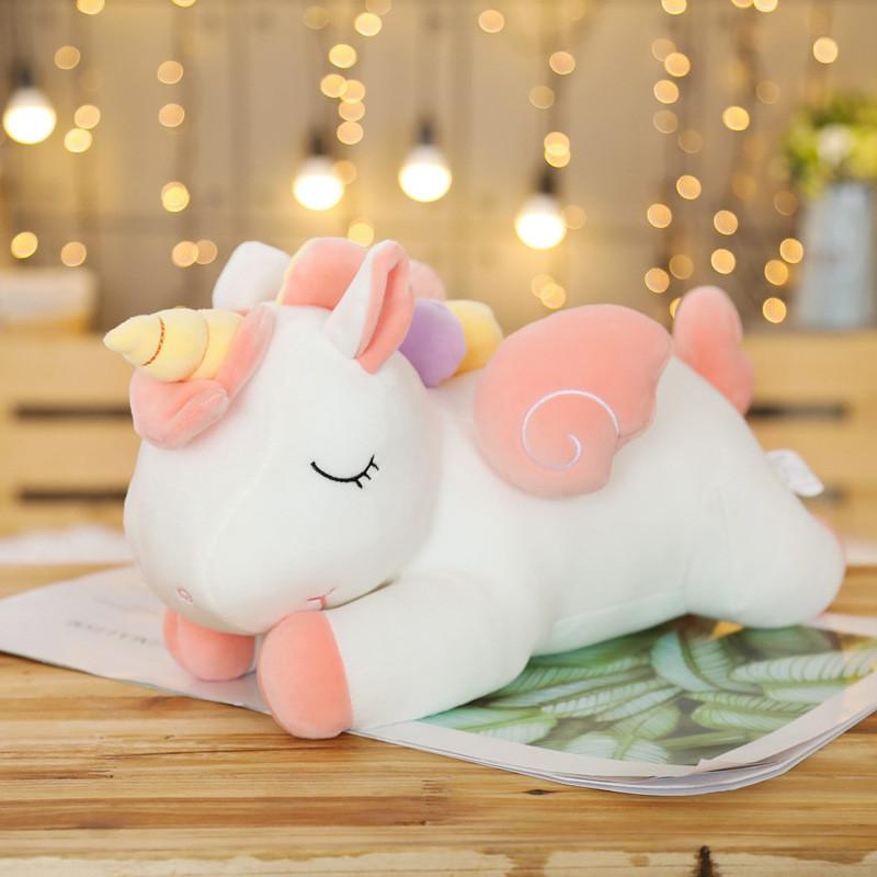 Dream Unicorn Cute Fur Toy Rainbow Angel Horse Sleeping Doll Gifts Birthday