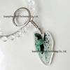 Creative Acrylic Leaf Keychain Earphone Bag Pendant Ornament