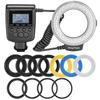PCA Tech Macro Ring for Photography with 48 LED Compatible with Canon and LCD Display Light/Flash Close-Up Bulbs, Nikon,