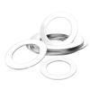304 Stainless Steel Ultra-Thin Flat Washer, Thickness: 0.1/0.2/0.3/0.4/0.5 Mm, Sizes M1-M8