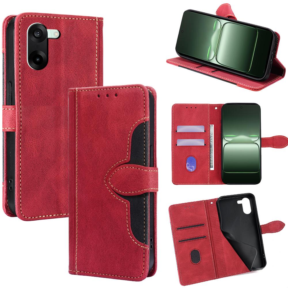 For OnePlus Nord CE5 5G/Ace 5 Racing 5G Case Leather Wallet Phone Cover with Straw Hat Magnetic Clasp