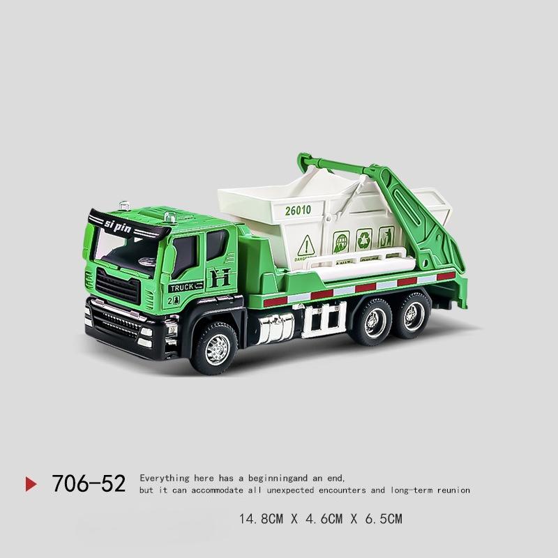 Simulation Truck Toy Car Children's Transporter Dump Truck Inertia Green Construction Vehicle