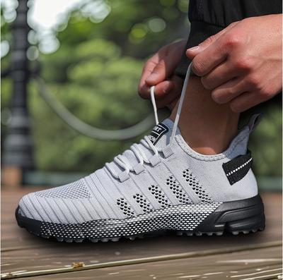Men Running Shoe Lightweight Breathable Mesh Skateboarding Shoe Sneakers for Men Comfortable Athletic Training Footwear