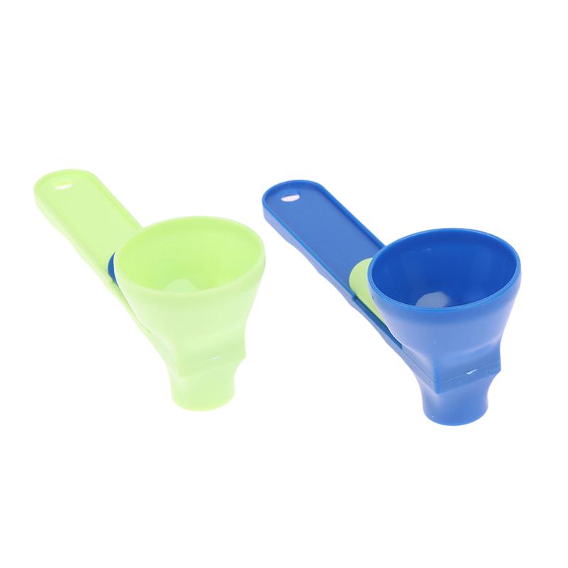 Coffee Scoop Funnel Measuring Spoon With Longer Handle Powder Scoop Reusable Sliding Design Coffee Spoon Kitchen Gadgets