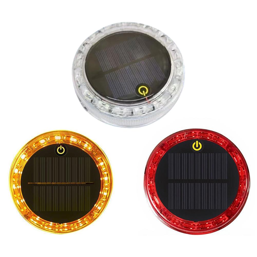 Light-sensitive Auto-on Solar Tail Light Truck Flash Light