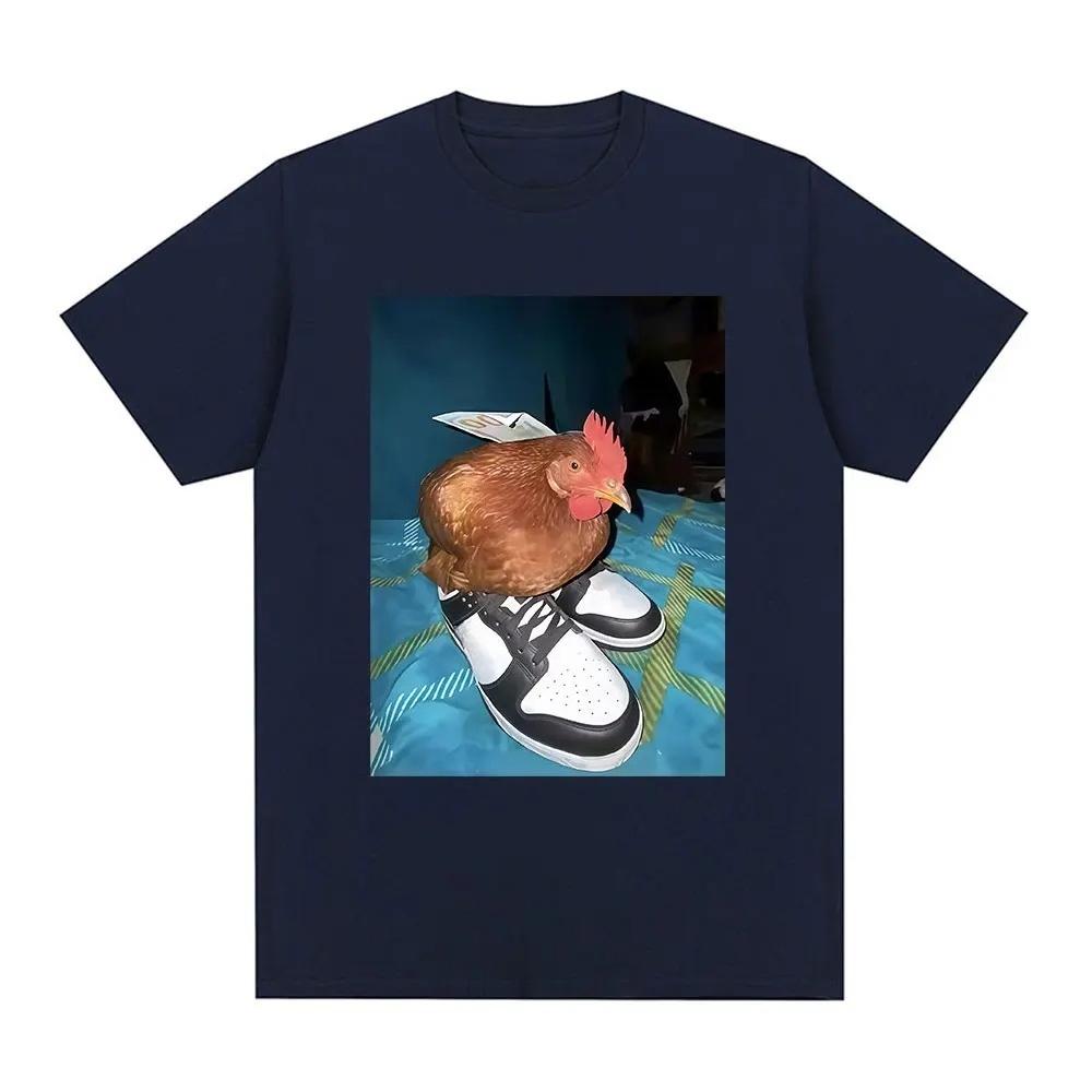 

Funny Dripped Out Chicken T Shirt Men Women Chicken with Shoes Print Tshirts Harajuku Fashion Short Sleeve Tee Shirt Streetwear 4XL