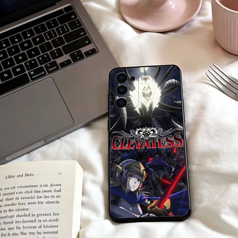 Anime C-Clevatess  Phone Case For Samsung S25,24,23,22,30,21,10,9,Ultra,Plus,Lite,FE,4,5 G Soft Black Case