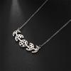  Moon Phase Pendant Necklace for Women Stainless Steel Gold Silver Color Charm Witch Crescent Moon Amulet Jewelry Gift