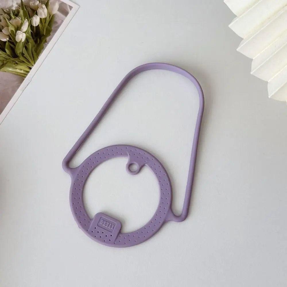 

Silicone Water Bottle Handle Antislip Milk Tea Carrier Holder Tyeso 600ml/40oz Dia 85-100mm фиолетовый