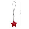 Jelly Star Pendant Keychain Detachable Phone Lanyard for Fashion Individuals
