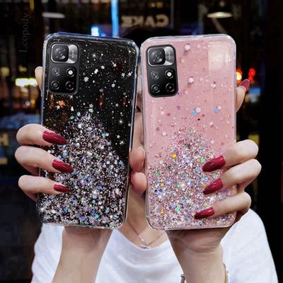 Bling Glitter Phone Case For Xiaomi Redmi Note 11 Pro 11s Global Phone Cover for Xiomi Red Mi Note11 11pro Protective Back Case