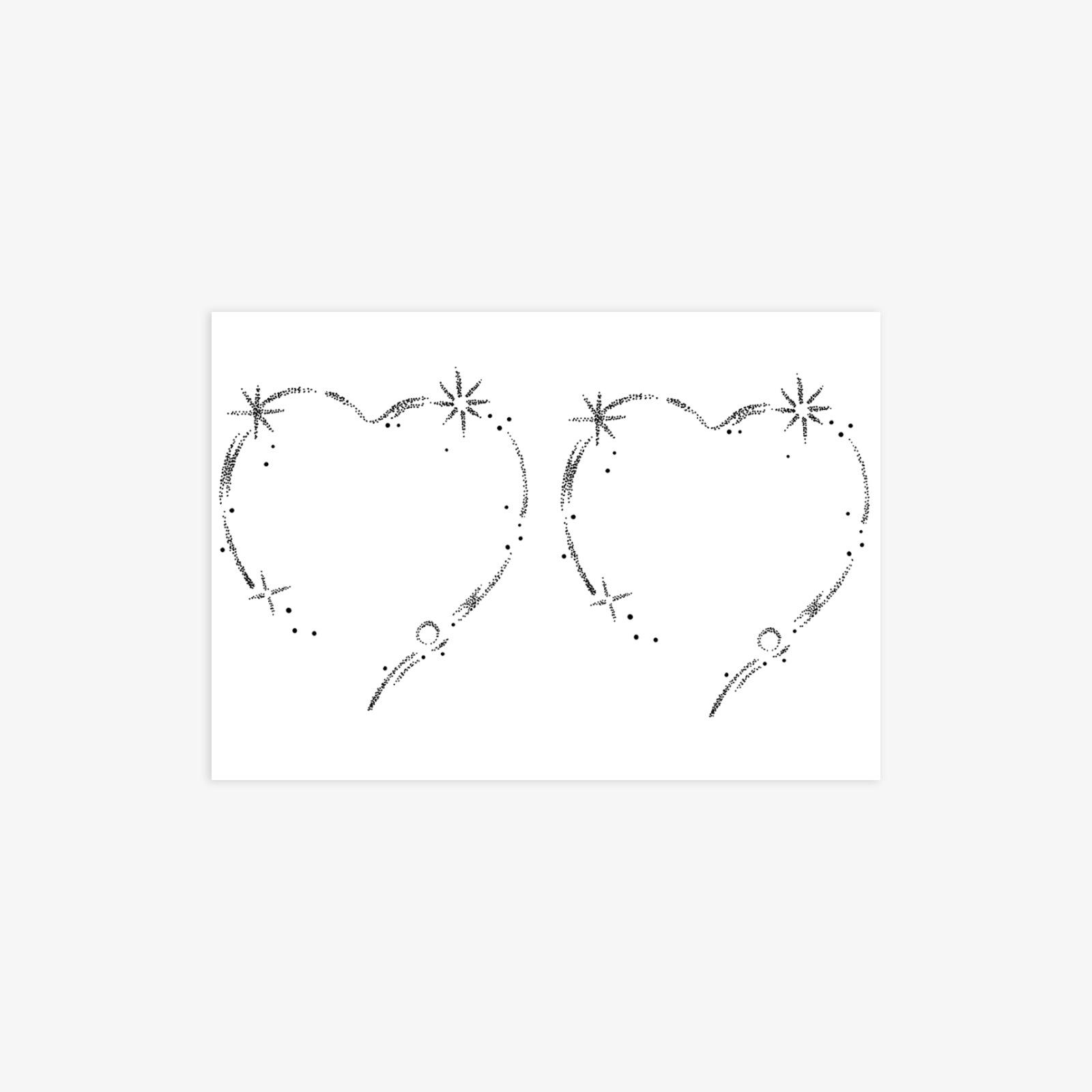 

Herbal Love Tattoo Sticker Semi-Permanent Ins Spice Girl Wind Tattoo Sticker Waterproof And Long-Lasting Non-Reflective 10*7