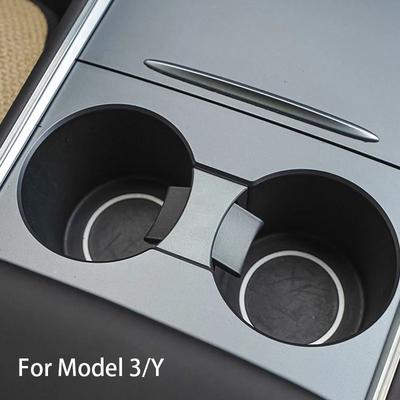 Dla Tesla Model 3 2021-2023 2024 / Model Y Centralny panel sterowania Ogranicznik uchwytu na napoje Stały uchwyt na napoje Akcesoria do wnętrza samochodu