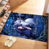 Gothic Illustrations Customizable Name Carpet Design for Dormitory Playrooms Outdoor Entryway Anti-slip Rug Decorate Offices